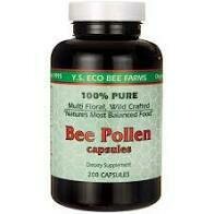 YS Organic Bee Farms - Bee Pollen 500 mg. - 200 Capsules