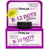 B-12 Dots 500mcg, 100 Count