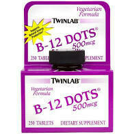 B-12 Dots 500mcg, 250 ct