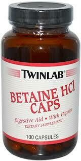 Betaine HCL w/ Pepsin 10/2 grains
