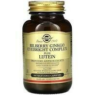 Bilberry Ginko Eyebright Complex Plus Lutein