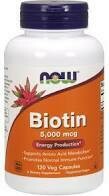 Biotin 5000Mcg  120 Vcaps