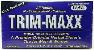 Body Breakthrough - Trim-Maxx Herbal Dieter&#39;s Tea For Men And Women Ginseng - 30 Tea Bags