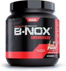 BNOX Androrush PreWorkout Nitric Oxide Testosterone BlendFruit Punch (35 Servings)
