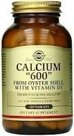 Calcium &quot;600&quot; Tablets (from Oyster Shell with Vitamin D3), 120 Tablets