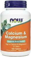 Calcium Magnesium Tablets, 250 Tablets