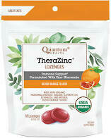 Cough Relief TheraZinc Lozenges Blood Orange