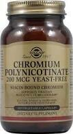 Chromium Polynicotinate 200 mcg Vegetable Capsules