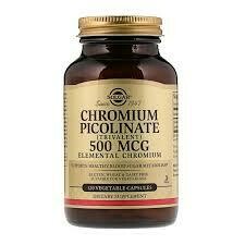 Chromium Picolinate 500 mcg Vegetable Capsules
