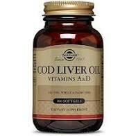Cod Liver Oil Softgels (Vitamin A &amp; D Supplement)