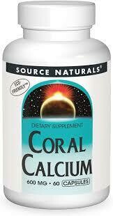 Coral Calcium 600 mg, 60 capsules 