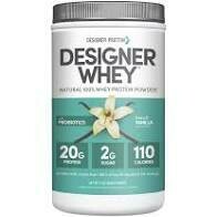 Designer Whey Protein Powder French Vanilla - 2 lbs