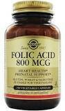 Folic Acid 800 mcg Vegetable Capsules