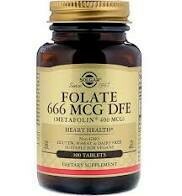 Folate 666 MCG DFE (400 MCG FOLIC ACID) Tablets