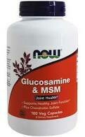 Glucos &amp; M.S.M  750/250mg 180 Vcaps