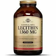 Lecithin 1360 mg, 250 Softgels