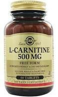 L-Carnitine 500 mg, 30 tablet