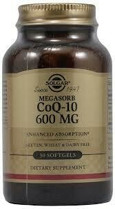 Megasorb CoQ-10 600 mg Softgels