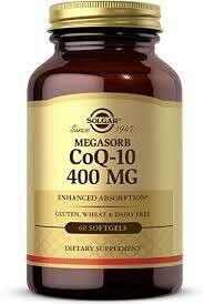 Megasorb CoQ-10 400 mg Softgels