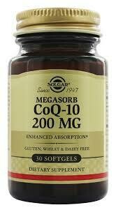 Megasorb CoQ-10 200 mg, 30 Softgels