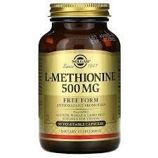 L-Methionine 500 mg Vegetable Capsules