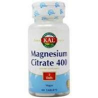 Magnesium Citrate 400Mg Kal 60 Tabs