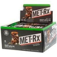 MET-Rx Big 100 Colossal Meal Replacement Bar, Crispy Apple Pie, 12 Bars, 3.52 Ounces