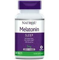 Natrol Melatonin 5mg Pills (Pack of 4 60-count Bottles)