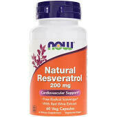 Natural Resveratrol 200mg 60 Vcaps