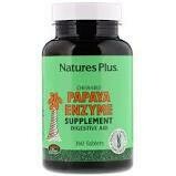 Natures Plus Chewable Papaya Enzyme 100 Tablets