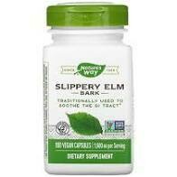 Natures Way Slippery Elm Bark 100 Vegetarian Capsules