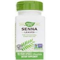 Natures Way Senna Leaves 100 Vegetarian Capsules