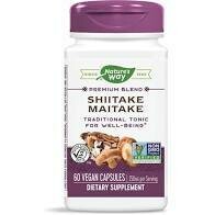 Natures Way Shitake Maitake 60 Vegetarian Capsules