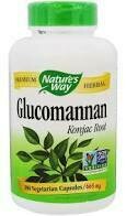 Natures Way Glucomannan 180 Vegan Capsules