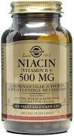 Niacin (Vitamin B3) 500 mg Vegetable Capsules, 250 vc