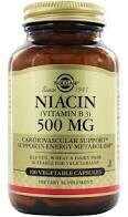 Niacin (Vitamin B3) 500 mg Vegetable Capsules, 100 vc
