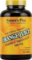 Orange Juice C 500mg Chewable 90