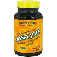 Orange Juice C 250mg Chewable 90