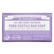 Organic Castile Bar Soap Lavender