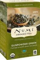 Numi Gunpowder Green Organic Tea Bags, 18 count, 1.27 oz