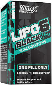 Nutrex Research Lipo-6 Black Hers Female Fat Destroyer Dietary Supplement Black-Caps, 60 count