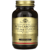 Oceanic Beta-Carotene 25,000 IU Softgels, 180 Softgels