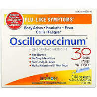 Boiron Homeopathic Medicines Oscillococcinum 12 doses Cold &amp; Flu 223201