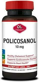 Olympian Labs Policosanol, 5mg, 60-count (Pack of 12)