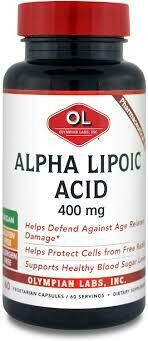 Olympian Labs Alpha Lipoic Acid Coenzyme Q10 Capsules, 60ct