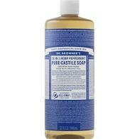 Organic Castile Liquid Soap Peppermint, 32 ounce