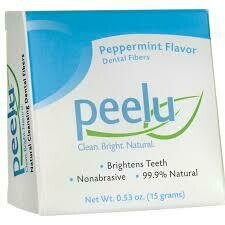Peelu Toothpowder - Dental Fibers - Fresh Peppermint - .53 oz