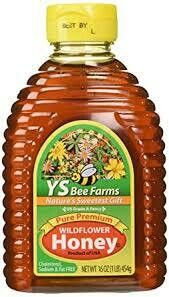 Pure Premium Wildflower Honey  16 Oz  454 G