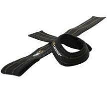Power Lifting Straps with Dowel in Black, Straps and Cuffs