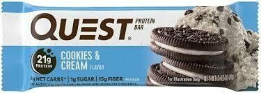 QUEST Cookies and Crème, 2.12 Ounce (Pack of 12)